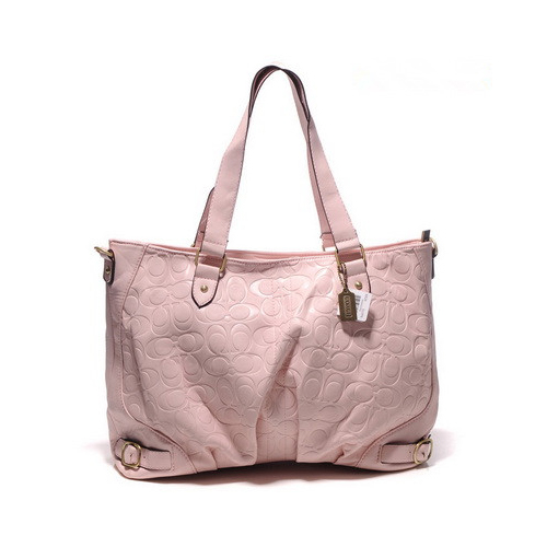 Coach Embossed In Monogram Large Pink Satchels DGG | Coach Outlet Canada